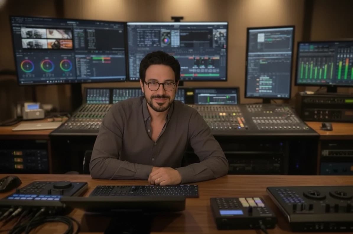 Playste Leadership - Mark Belinsky & Jeff Barnes in a professional post-production studio